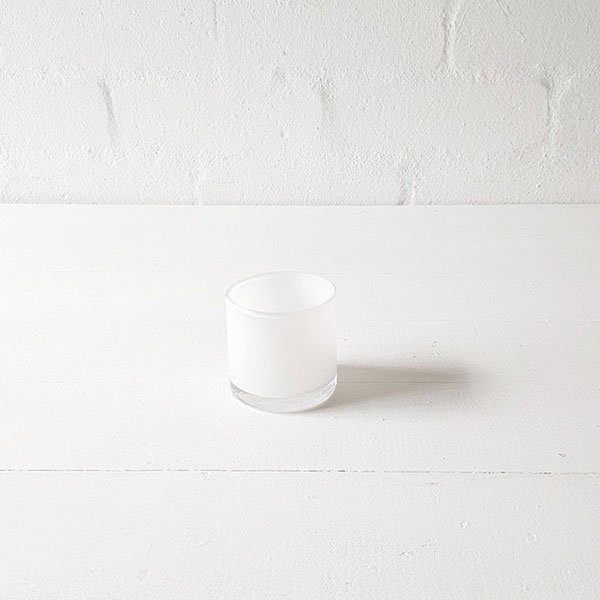 Large Tea Light Votive - White